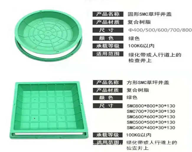 布尔津树脂复合种植井盖展示